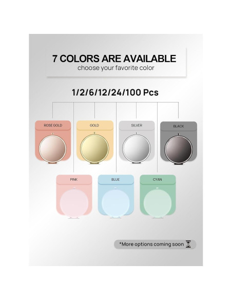 Espejo Compacto Doble Cara Getinbulk 6.35cm Plata Espejo Compacto Doble Cara Getinbulk 6.35cm Plata