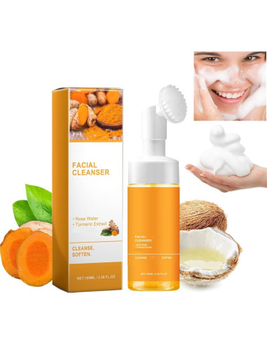 Limpiador Facial Espumoso de Cúrcuma GHTPJ - 100g