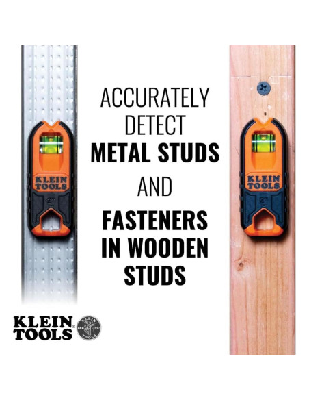 Buscador de Montantes Magnético Klein Tools MSF1002 - Paquete de 2 Buscador de Montantes Magnético Klein Tools MSF1002 - Paquete de 2