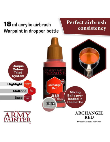 Pintura Acrílica The Army Painter 18ml Rojo Arcángel