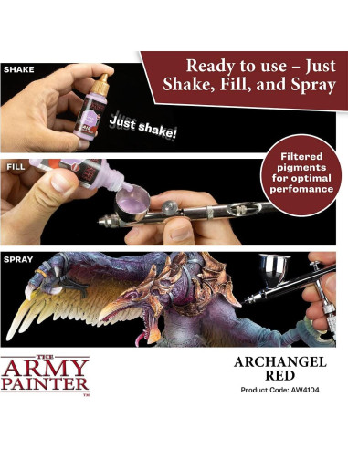 Pintura Acrílica The Army Painter 18ml Rojo Arcángel