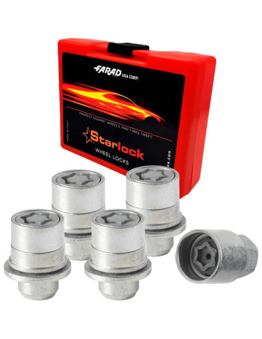 Kit de Tuercas de Rueda Farad 382/E con Bloqueo para Toyota Camry