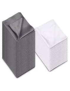 Paquete de 10 paños de limpieza de microfibra Varcare 18.6x14.8 cm