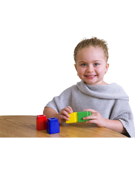 Cubos Unifix Jumbo Didax - Juego de 20, Multicolor, 3.81 cm Cubos Unifix Jumbo Didax - Juego de 20, Multicolor, 3.81 cm