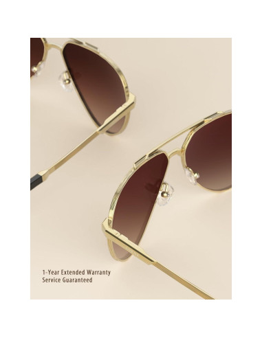 Gafas de sol LUENX Aviador Unisex Polarizadas UV400