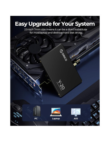 Paquete ORICO 2TB SSD SATA 2.5" + Carcasa Externa USB 3.0