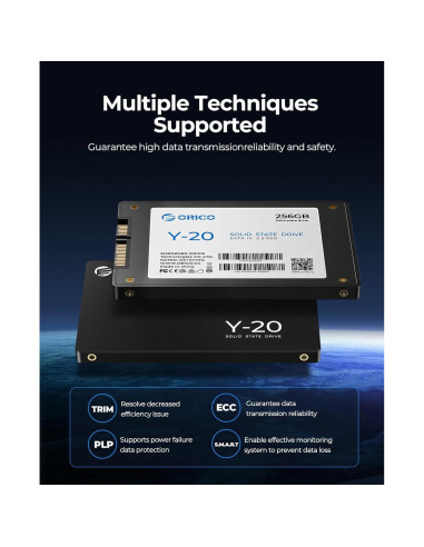Paquete ORICO 2TB SSD SATA 2.5" + Carcasa Externa USB 3.0