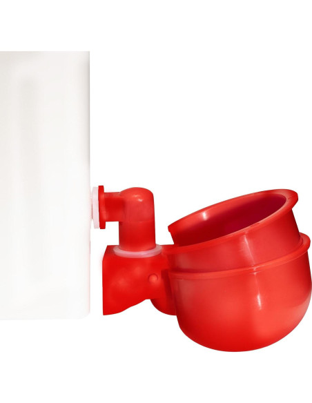 Bebedero Automático para Pollos RentACoop 3.78L con 2 Tazas Bebedero Automático para Pollos RentACoop 3.78L con 2 Tazas