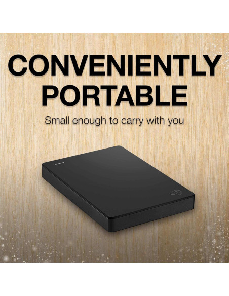 Disco Duro Externo Seagate Portable 1TB USB 3.0 + Funda Amazon Basics Disco Duro Externo Seagate Portable 1TB USB 3.0 + Funda Amazon Basics