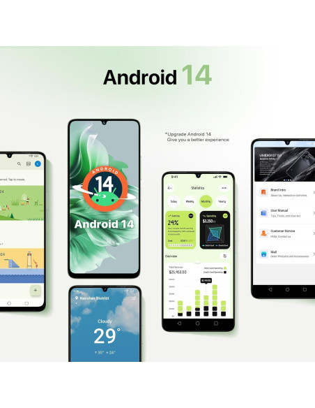 UMIDIGI G9C Teléfono Celular Desbloqueado 12GB RAM 128GB Verde UMIDIGI G9C Teléfono Celular Desbloqueado 12GB RAM 128GB Verde