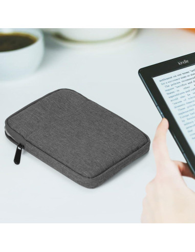 Funda Protectora de Nylon ODOMEIDIC para E-Reader 6-7" Gris