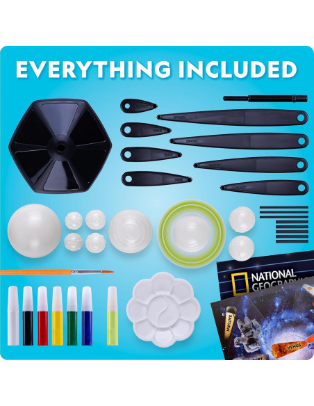 Kit Modelo Sistema Solar Brillante National Geographic 3D Kit Modelo Sistema Solar Brillante National Geographic 3D