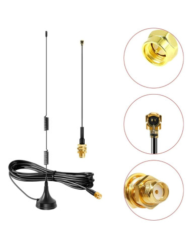 Antena Magnética Slinkdsco 915MHz para ESP32 LoRa V3 - 2 Juegos