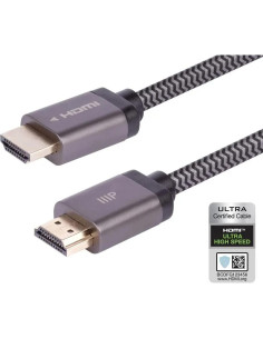 Cable HDMI 8K Monoprice 7.62m Trenzado 48Gbps HDR eARC 2