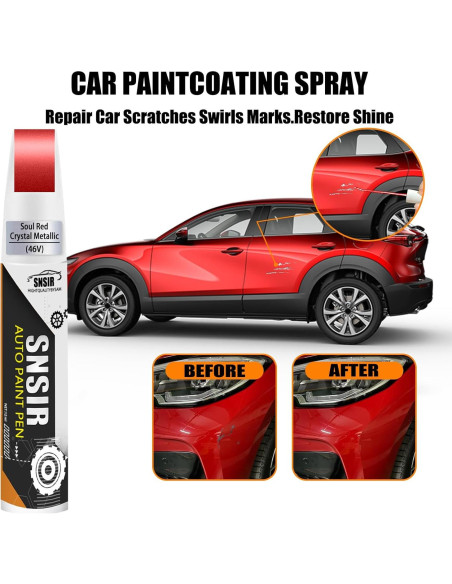 Pintura de Retoque SNSIR 46V Rojo Alma Metálico 12ml Pintura de Retoque SNSIR 46V Rojo Alma Metálico 12ml