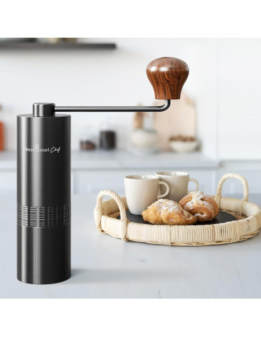 Molino de Café Manual West Coast Chef - Acero Inoxidable 0.72 kg