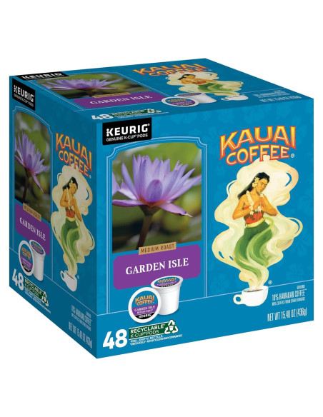 Cápsulas de café Kauai K-Cup Isla Jardín - 48 unidades Cápsulas de café Kauai K-Cup Isla Jardín - 48 unidades