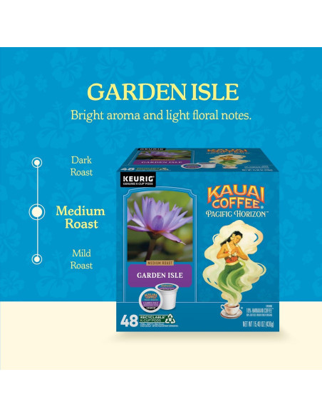 Cápsulas de café Kauai K-Cup Isla Jardín - 48 unidades Cápsulas de café Kauai K-Cup Isla Jardín - 48 unidades