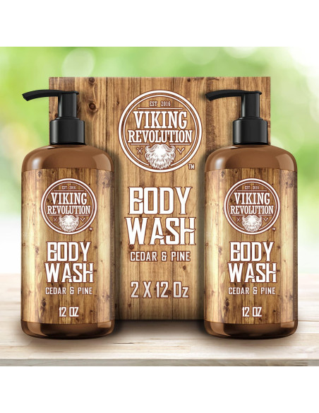 Gel de Ducha Natural Viking Revolution 355ml - Cedro y Pino Gel de Ducha Natural Viking Revolution 355ml - Cedro y Pino