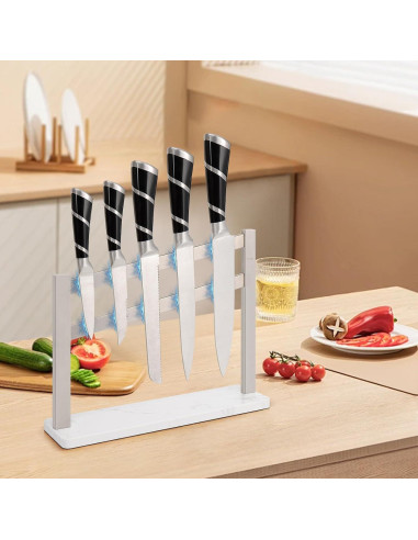 Bloque Magnético para Cuchillos HarJue Acero Inoxidable 26.4 cm