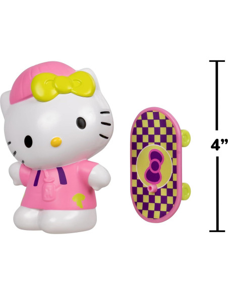 Figura Premier Hello Kitty con Patineta 10.16 cm Jazwares Figura Premier Hello Kitty con Patineta 10.16 cm Jazwares