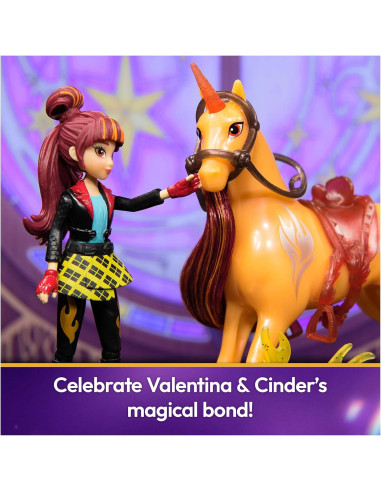 Set de Muñeca y Unicornio Valentina y Cinder - Unicorn Academy