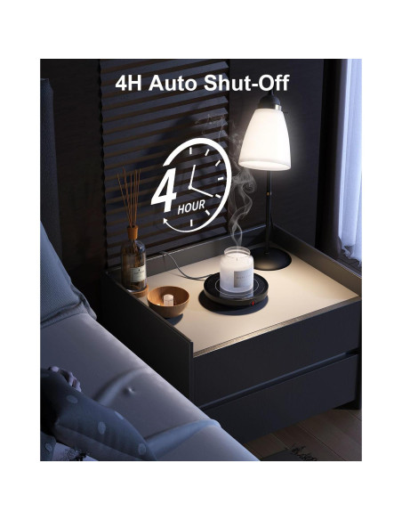 Calentador de Tazas SWEETFULL 36W Negro con 3 Temperaturas Calentador de Tazas SWEETFULL 36W Negro con 3 Temperaturas
