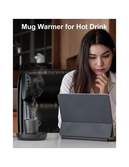 Calentador de Tazas SWEETFULL 36W Negro con 3 Temperaturas Calentador de Tazas SWEETFULL 36W Negro con 3 Temperaturas