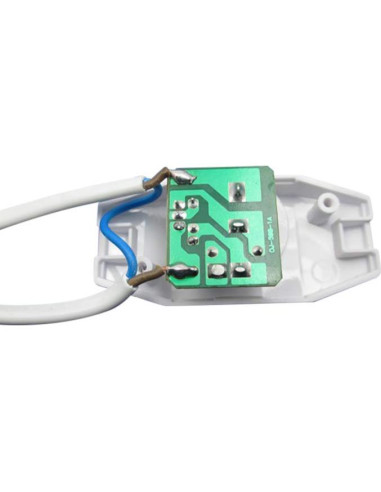 Interruptor de Cordón Rotativo uxcell AC 250V 2A 100W Blanco (Paquete de 2)