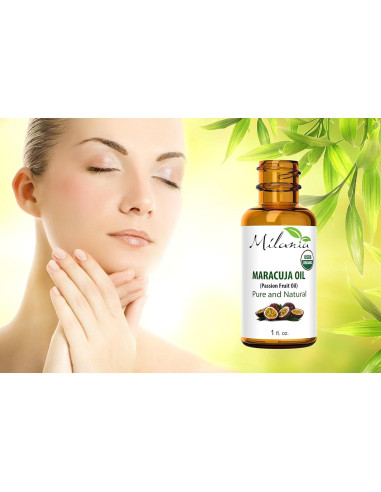 Aceite de Maracuyá Orgánico Milania 29.57 ml Prensado en Frío
