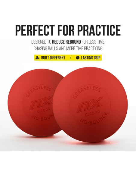 Pelotas de Lacrosse Guardian Pearl NX - Paquete de 20 Rojas Pelotas de Lacrosse Guardian Pearl NX - Paquete de 20 Rojas