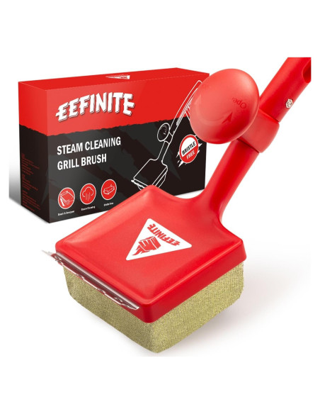 Cepillo Limpiador de Parrilla EEFINITE con Cabeza Reemplazable Cepillo Limpiador de Parrilla EEFINITE con Cabeza Reemplazable