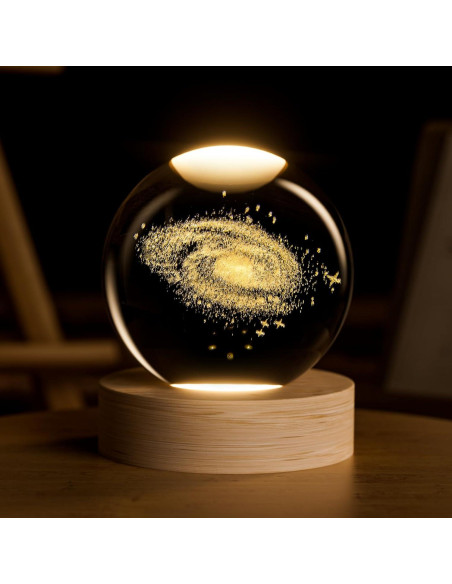 Bola de Cristal 3D Sistema Solar COQIRAUSEN 60mm Decorativa Bola de Cristal 3D Sistema Solar COQIRAUSEN 60mm Decorativa