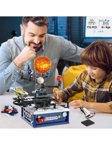 Juego de Construcción Sistema Solar CUBIMANA 775 Piezas Luz Juego de Construcción Sistema Solar CUBIMANA 775 Piezas Luz