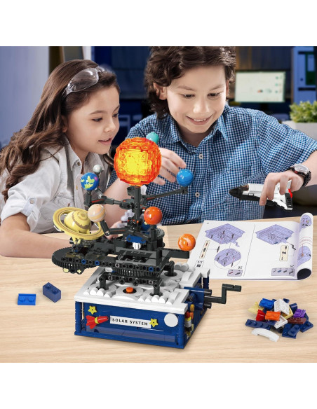 Juego de Construcción Sistema Solar CUBIMANA 775 Piezas Luz Juego de Construcción Sistema Solar CUBIMANA 775 Piezas Luz