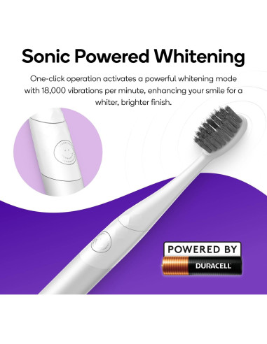 Cepillo de dientes eléctrico Burst Nova Blanco 18000 VPM