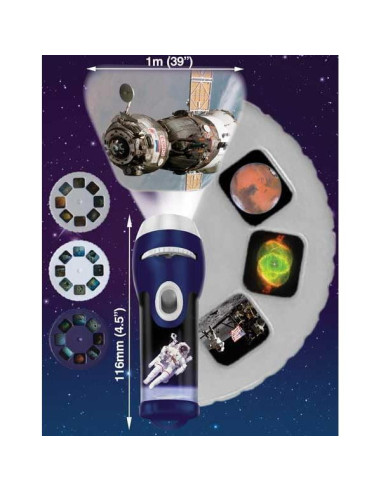 Linterna Proyector Espacial Brainstorm Toys 24 Imágenes