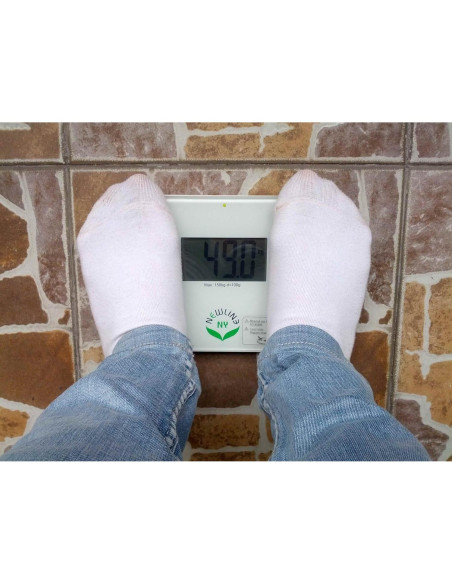 Báscula de Baño de Viaje Newline SBB0638SM Blanca 147.42 kg Báscula de Baño de Viaje Newline SBB0638SM Blanca 147.42 kg