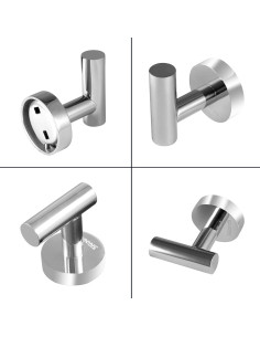 Ganchos de Pared 3iGoods de Acero Inoxidable - Paquete de 4 2