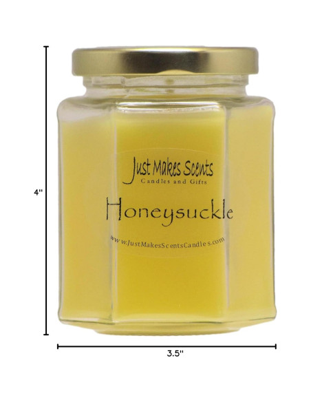 Vela de Soja Aroma a Madreselva 226.8 g Just Makes Scents Vela de Soja Aroma a Madreselva 226.8 g Just Makes Scents