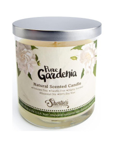 Vela de Soja Natural Gardenia 255g - Quema Limpia y Aromática 2
