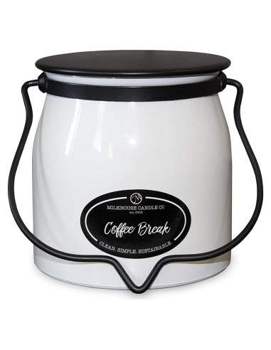 Vela Aromática de Soja 16oz Milkhouse Coffee Break - Hecha en EE. UU.