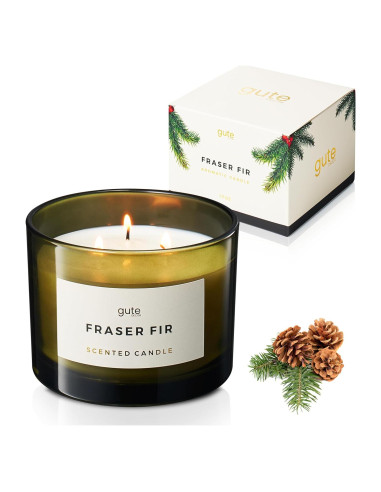 Vela Aromática de Soja 3 Mechas Gute 17oz Abeto Fraser