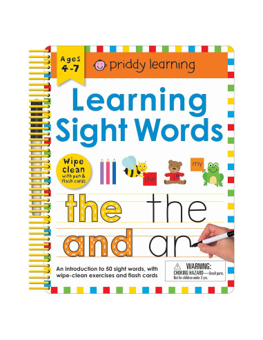 Wipe Clean: Learning Sight Words: Includes a Wipe-Clean Pen and Flash Cards! (Wipe Clean Learning Books)