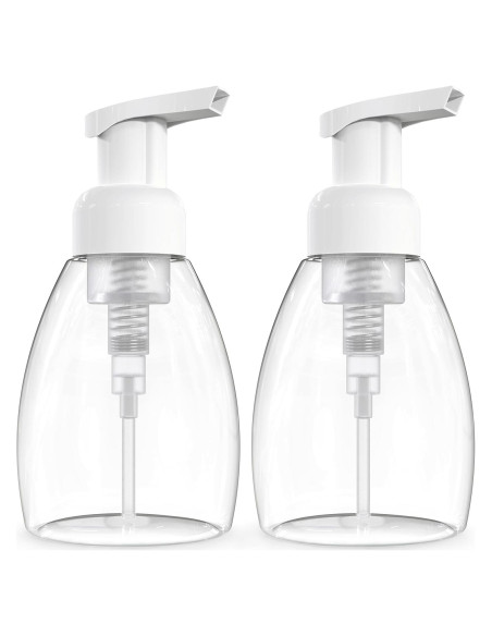 Botellas Dispensador de Jabón Espumoso BRIGHTFROM 250ml - Paquete de 2 Botellas Dispensador de Jabón Espumoso BRIGHTFROM 250ml - Paquete de 2