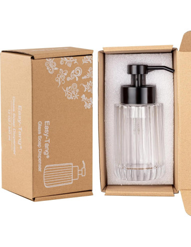 Dispensador de Jabón Espumoso Easy-Tang de Vidrio 354 ml