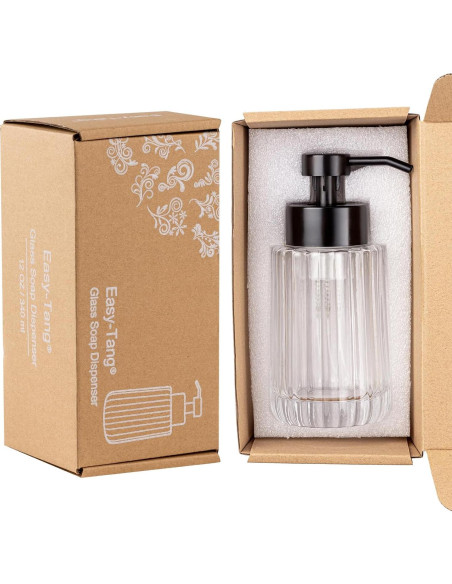 Dispensador de Jabón Espumoso Easy-Tang de Vidrio 354 ml Dispensador de Jabón Espumoso Easy-Tang de Vidrio 354 ml