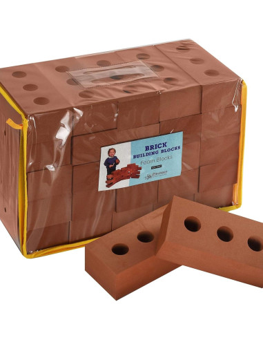 25 Bloques de Espuma Playlearn para Construcción Infantil