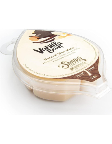 Vela de Soja Natural Shortie's Candle 85g Aroma Vainilla