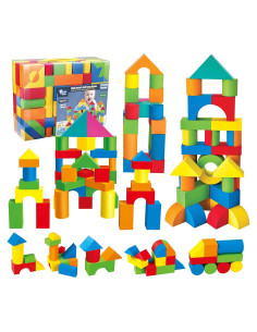 Bloques de Espuma EVA para Niños 138 Piezas Juguete Educativo